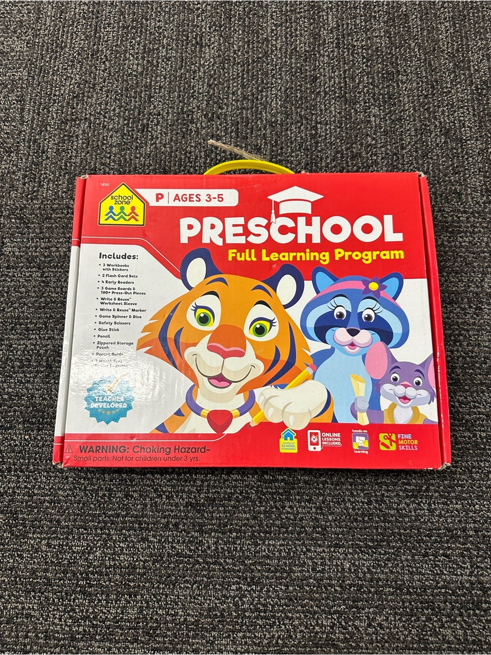School Zone Preschool Full Learning Program Learning System Kit Ages 3-5 Years